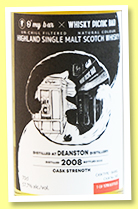 Deanston 13 yo 2008/2022 (57.7%, Whisky Age for Whisky Picnic Bar and O'my Bar, bourbon barrel, cask #185, 179 bottles)