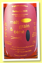 Foursquare 15 yo 2005/2021 (60.2%, Malt, Grain & Cane, Barbados, bourbon, 267 bottles)
