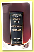 Glen Grant 67 yo 1955/2022 (49.8%, Gordon & MacPhail Private Collection for LMDW, Collection Antipodes, first fill sherry butt, cask #839, 100 bottles) Glen Grant 67 yo 1955/2022 (49.8%, Gordon & MacPhail Private Collection for LMDW, Collection Antipodes, first fill sherry butt, cask #839, 100 bottles)