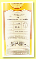 Glenburgie 20 yo 1998/2020 (55.3%, Gordon & MacPhail, Connoisseurs Choice, refill American hogshead, cask #4036, 245 bottles) 