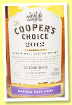 Glenburgie 8 yo 2012/2021 (54.5%, Cooper's Choice, marsala cask finish, cask #128, 312 bottles) 
