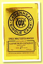 Glenburgie-Glenlivet 27 yo 1992 (48.9%, Cadenhead, Single Cask, bourbon hogshead, 222 bottles) 