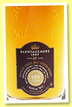 Glentauchers 22 yo 1997/2019 (46.6%, Signatory Vintage for The Whisky Exchange, bourbon cask, cask #4163, 125 bottles) Glentauchers 22 yo 1997/2019 (46.6%, Signatory Vintage for The Whisky Exchange, bourbon cask, cask #4163, 125 bottles)