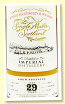 Imperial 29 yo 1991/2020 (45.7%, Elixir Distillers 'The Single Malts Of Scotland', cask #280, bourbon barrel, 194 bottles)
Imperial 29 yo 1991/2020 (45.7%, Elixir Distillers 'The Single Malts Of Scotland', cask #280, bourbon barrel, 194 bottles)
