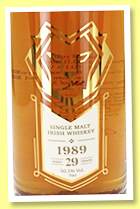 Irish Single Malt Whisky 29 yo 1989/2019/2022 (50.1%, C. Dully Selection, rum cask and demijohn) 
