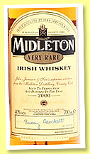 Midleton 'Very Rare Release 2000' (40%, OB, Ireland)