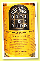 Speyside Reserve (44.2%, Berry Bros. & Rudd, blended malt, +/-2022) Speyside Reserve (44.2%, Berry Bros. & Rudd, blended malt, +/-2022)