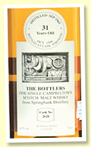 Springbank 31 yo 1965/1996 (44.7%, The Bottlers, cask #2628)
Springbank 31 yo 1965/1996 (44.7%, The Bottlers, cask #2628)