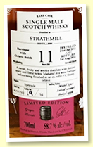 Strathmill 11 yo 2011/2022 (58.7%, Lady Of The Glen, cask #80587501, wine barrique + PX octave finish, 54 bottles) Strathmill 11 yo 2011/2022 (58.7%, Lady Of The Glen, cask #80587501, wine barrique + PX octave finish, 54 bottles)