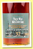 Tamdhu 32 yo 1988/2021 (46.3%, Precious Liquors, Three Wise Men Selection, sherry hogshead, cask #2840, 69 bottles) Tamdhu 32 yo 1988/2021 (46.3%, Precious Liquors, Three Wise Men Selection, sherry hogshead, cask #2840, 69 bottles)