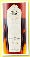 The Lakes 'Whiskymaker's Reserve No.5' (52%, OB, England, 5,500 bottles, 2022) The Lakes 'Whiskymaker's Reserve No.5' (52%, OB, England, 5,500 bottles, 2022)