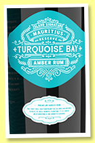 Turquoise Bay 'Amber Rum' (40%, OB, Mauritius, +/-2022)