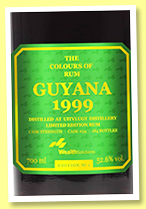 Uitvlugt 1999/2021 (52.6%, The Colours of Rum, Wealth Solutions, cask #54, 184 bottles) 