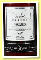 Versailles at Enmore 36 yo 1985/2022 'MEV' (50.4%, Distilia, Greenheart Collection, Guyana) Versailles at Enmore 36 yo 1985/2022 'MEV' (50.4%, Distilia, Greenheart Collection, Guyana)