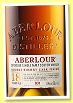 Aberlour 18 yo 'Double Sherry Cask Finish batch No.001' (43%, OB, , +/-2023) Aberlour 18 yo 'Double Sherry Cask Finish batch No.001' (43%, OB, , +/-2023)