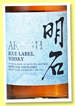 Akashi 'Blue Label' (40%, OB, Japanese blended whisky, +/-2022) 