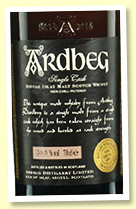 Ardbeg 25 yo 1976/2002 (53.5%, OB, for Velier, Single Cask, sherry butt, cask #2396, 492 bottles) Ardbeg 25 yo 1976/2002 (53.5%, OB, for Velier, Single Cask, sherry butt, cask #2396, 492 bottles)