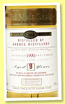 Ardbeg 9 yo 1990/2000 (50%, Douglas Laing, Old Malt Cask, 372 bottles) 