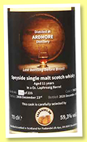 Ardmore 11 yo 2008/2020 (59.3%, Fadandel, barrel, ex-Laphroaig cask, cask #709235, 235 bottles) 