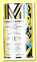 Ardmore 11 yo (52.1%, Morisco Spirits, Koval bourbon barrel, +/-2021) 