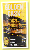 Ardmore 16 yo 2000/2016 (55.8%, Golden Cask, cask #CM231, 80 bottles) 