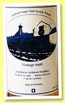 Ardmore 22 yo 1998/2020 (49.2%, Catawiki, refill bourbon, cask #7508092, 66 bottles + 1,000 minis) 