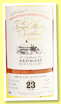 Ardmore 23 yo 1997/2021 (55.1%, The Single Malts of Scotland, hogshead, cask #901281, 238 bottles)