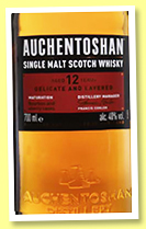 Auchentoshan 12 yo (40%, OB, +/-2022)
