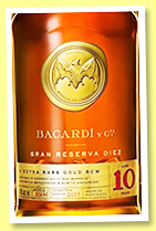 Bacardi 10 yo 'Gran Reserva Diez' (40%, OB, Puerto Rico, +/-2022) Bacardi 10 yo 'Gran Reserva Diez' (40%, OB, Puerto Rico, +/-2022)