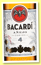 Bacardi 4 yo 'Anejo Cuatro' (40%, OB, Puerto Rico, +/-2022) 