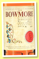 Bowmore 1972/1990 (43%, Samaroli, Flowers, sherry wood, 480 bottles, 75cl)