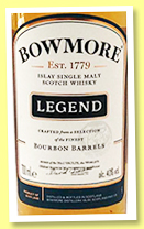 Bowmore 'Legend' (40%, OB, +/-2020)