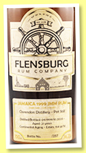 Clarendon 21 yo 1999/2020 (56.2%, Flensburg Rum Company, Jamaica, 257 bottles) Clarendon 21 yo 1999/2020 (56.2%, Flensburg Rum Company, Jamaica, 257 bottles)