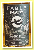 Dailuaine 12 yo 2009/2021 (55.8%, Fable Whisky, The Moon, refill hogshead, 243 bottles)