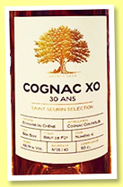 Domaine du Chêne 'XO 30 ans' (48.19%, Saint Seurin Sélection, Bon Bois, 2022) 