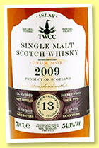 Drum Mor 13 yo 2009/2022 (54.6%, The Whisky Cask Company, Switzerland, sherry finish, 639 bottles) Drum Mor 13 yo 2009/2022 (54.6%, The Whisky Cask Company, Switzerland, sherry finish, 639 bottles)