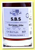 Enmore 1994/2021 'REV' (48.5%, S.B.S., Guyana, cask #1423, 124 bottles) Enmore 1994/2021 'REV' (48.5%, S.B.S., Guyana, cask #1423, 124 bottles)
