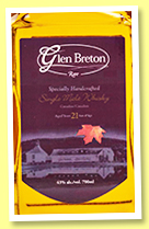 Glen Breton 21 yo 'Rare' (43%, OB, Canada, +/-2021) Glen Breton 21 yo 'Rare' (43%, OB, Canada, +/-2021)