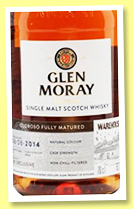 Glen Moray 2014/2022 'Oloroso Fully Matured' (60%, OB, UK exclusive, warehouse 1, 1,950 bottles) Glen Moray 2014/2022 'Oloroso Fully Matured' (60%, OB, UK exclusive, warehouse 1, 1,950 bottles)