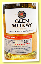 Glen Moray 'Rhum Agricole' (46.3%, OB, Cask Finish Project, UK exclusive, +/-2021, 3,060 bottles) Glen Moray 'Rhum Agricole' (46.3%, OB, Cask Finish Project, UK exclusive, +/-2021, 3,060 bottles)
