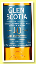 Glen Scotia 10 yo 'Unpeated' (40%, OB, +/-2022)