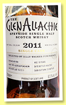 Glenallachie 10 yo 2011/2022 (62.5%, OB, for France, oloroso puncheon, cask #801059, 731 bottles)