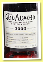 Glenallachie 15 yo 2006/2022 (59.5%, OB, Peated bourbon barrel, cask #806905, hand-filled at the Distillery) 