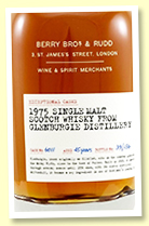 Glenburgie 45 yo 1975 (44.1%, Berry Brothers, cask #6011, 136 bottles)