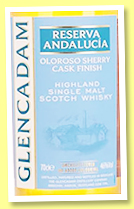 Glencadam 'Reserva Andalucia' (40%, OB, +/-2021) Glencadam 'Reserva Andalucia' (40%, OB, +/-2021)