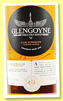Glengoyne 'Cask Strength Batch 009' (59.6%, OB, 2022) Glengoyne 'Cask Strength Batch 009' (59.6%, OB, 2022)
