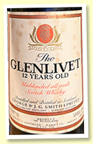 Glenlivet 12 yo (43%, OB, Baretto import Italy, -/+1974)
