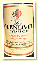 Glenlivet 12 yo (70 proof, OB, UK, c1978)
