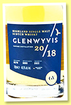 Glenwyvis 2018/2022 (46.5%, OB, bourbon and refill oloroso hogshead, batch #2/18, 8,000 bottles) 
