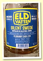 Grythyttan 7 yo 2011/2018 (60.7%, Svenska Eldvatten 'Silent Swede', cask #118, ex-Brandy cask, 351 bottles)